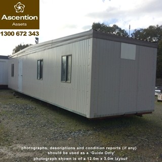 Portable Office Open Plan 12x3m